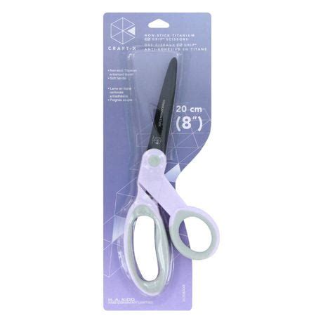 Craft X Non-Stick Titanium Grip Scissors 8"/20 cm Long #3620800W